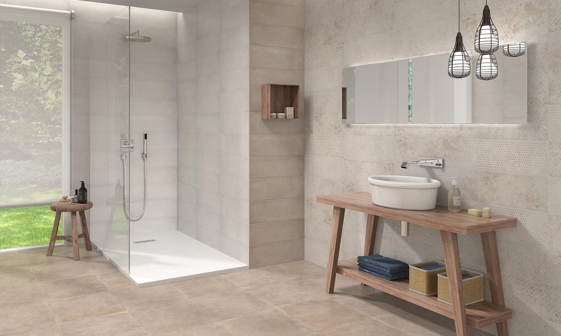 Inspiration salle de bain - carrelage